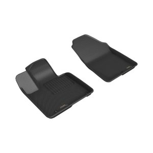 Hyundai Santa Cruz Floor Mats - Front - 3D MAXpider - KAGU Series - Black - `22-`24